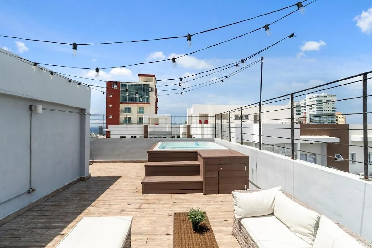 Apartmán Ph Loft, 3Floors,Private Jacuzzi N Terrace,Kingbed Santo Domingo