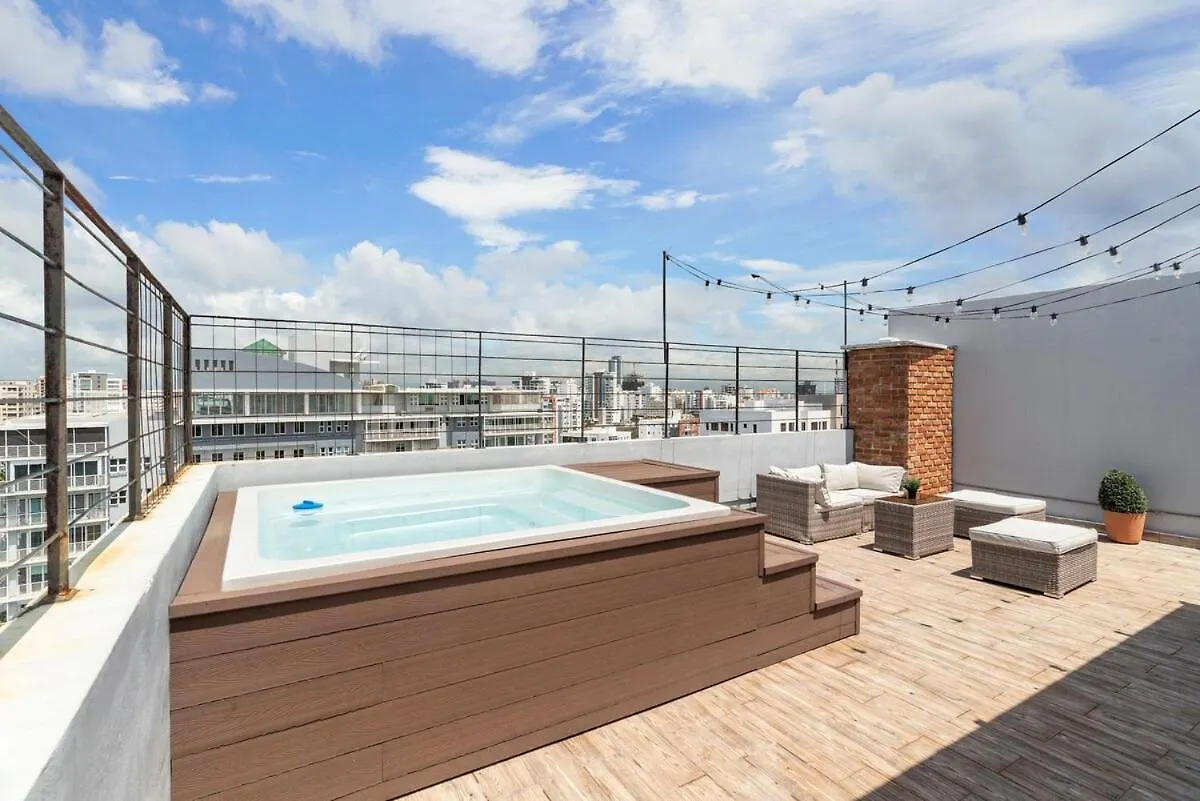 Apartmán Ph Loft, 3Floors,Private Jacuzzi N Terrace,Kingbed Santo Domingo